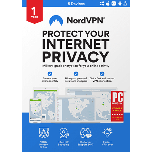 NordVPN Basic 6 Devices 1 Year